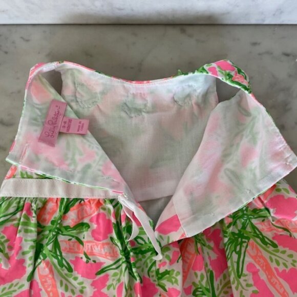 LILLY PULITZER Nibbles Carrot Bubble Dress 3-6 Months - Picture 9 of 14